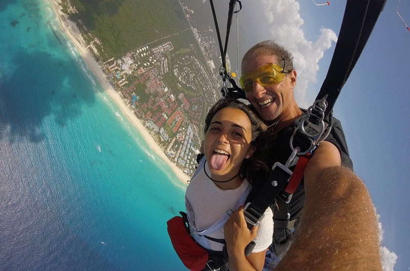 Skydive Beach in Quintana Roo